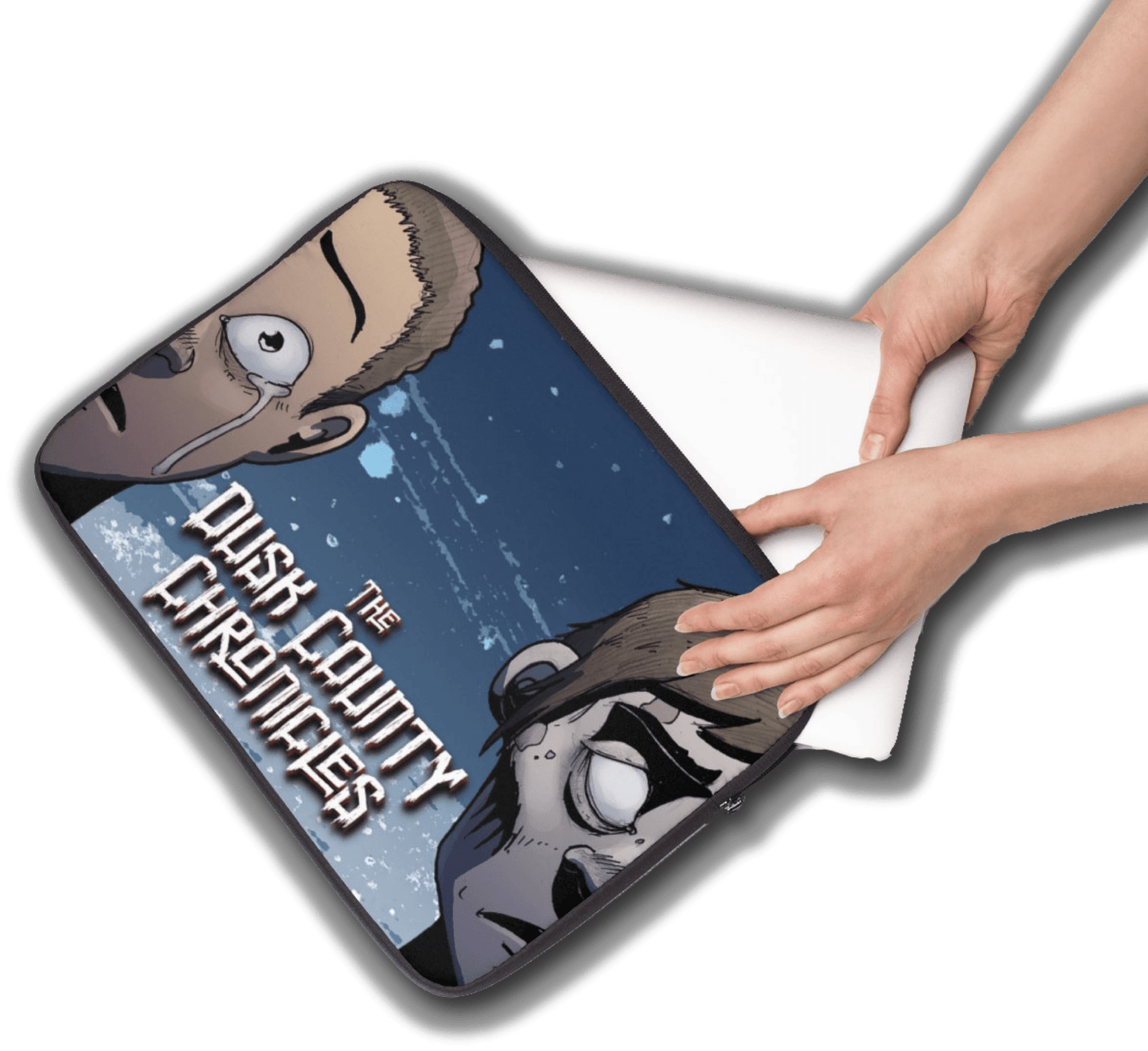 Dusk County Laptop Sleeve - Metal Ninja Studios
