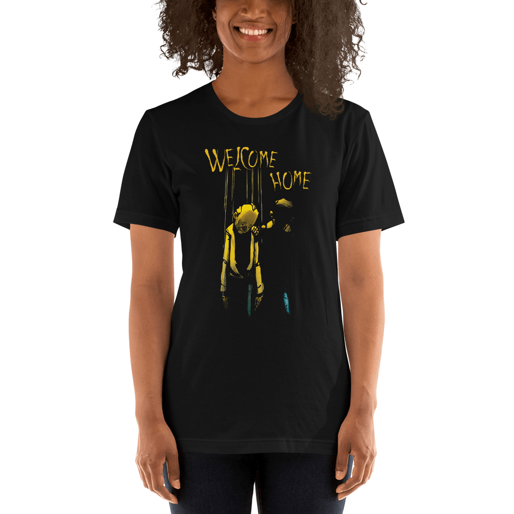 Welcome Home Short-Sleeve Unisex T-Shirt - Metal Ninja Studios