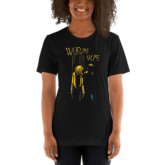 Welcome Home Short-Sleeve Unisex T-Shirt - Metal Ninja Studios