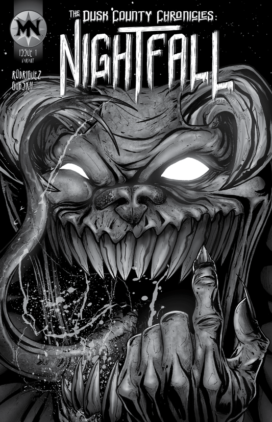 The Dusk County Chronicles: Nightfall #1 - Bryan Silverbax Virgin Midnight Variant - Metal Ninja Studios