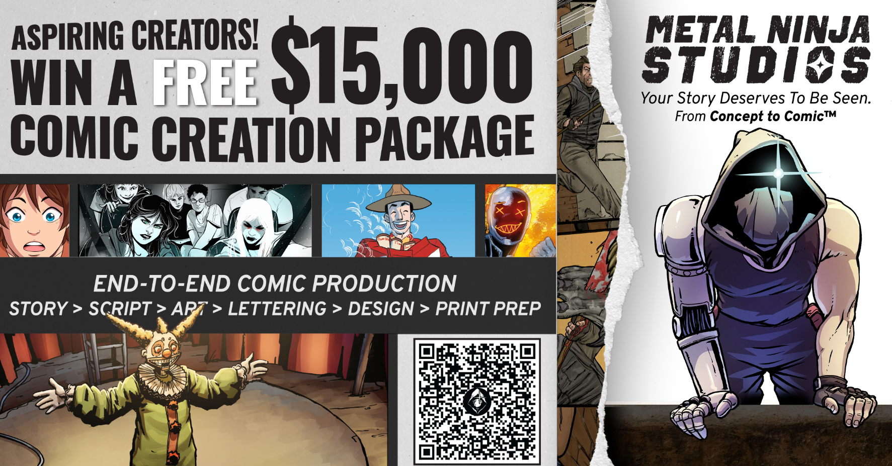 Concept to Comic™ $15,000 Value Giveaway